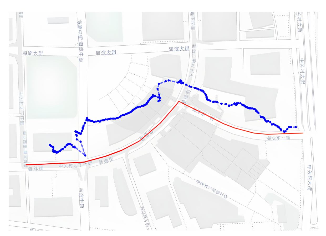 A diagram illustrating the data preprocessing pipeline for the Geolife dataset.
