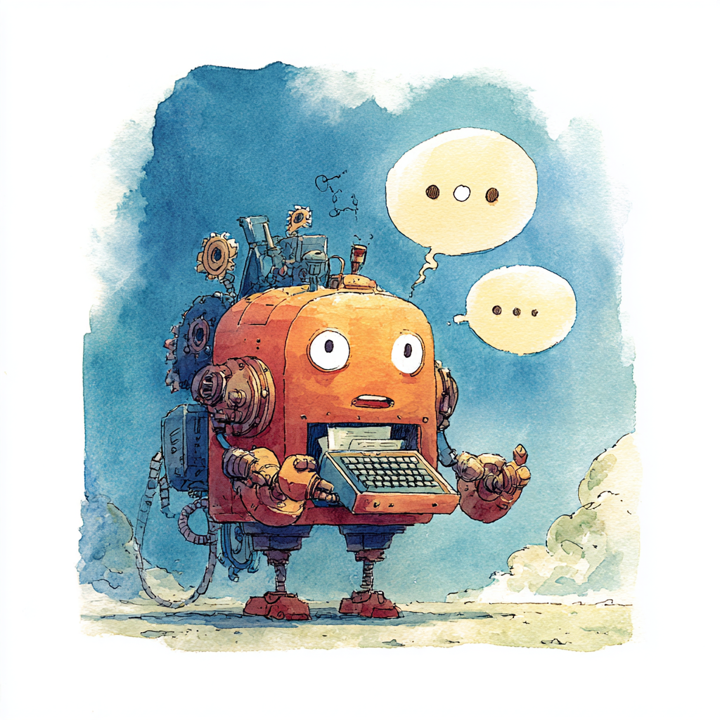 Watercolor illustration of a figure with shield standing in a maze-like structure